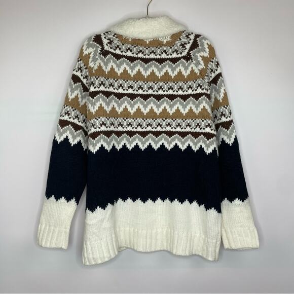 Show Me Your Mumu Sun Valley Pullover knit fair isle sweater size Medium - Picture 8 of 13